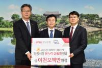 경남은행, 진주시에 ‘전통시장온누리상품권’ 기탁