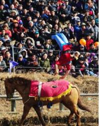 제주들불축제, "말과 함께 즐거운 추억 만드세요"