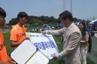 정정복 부산시축구협회장 “꿈나무들은 우리나라 축구 이끌 주축이자 희망”