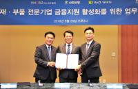 기보-신한은행-이노비즈협회, ‘소재·부품기업 지원 협약’ 체결