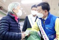 박승원 광명시장, ‘재난기본소득 조기사용을 위한 거리캠페인’ 전개