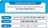 [김해시] 무급휴직 노동자 생계비 지원 2차 접수 外