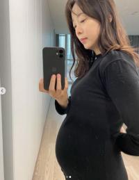 박은영 아나운서, 임신 8개월 만삭 근황+민낯 미모 공개 “배가 커졌어요”
