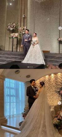 양준혁, 19세 연하 박현선과 결혼식 사진+소감 공개 “드디어 유부남이 됐습니다”
