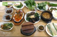 '생방송 투데이' 자족식당, 양양 자족 곰취 한상 "4월 한정, 곰취 튀김도"