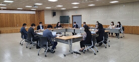 농산물수출규제 개혁의지 관련 회의 당시 모습.