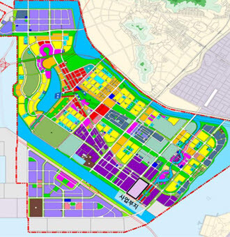 첨단 의약 분야 산업용지 공급 위치도. 사진=인천경제청 제공
