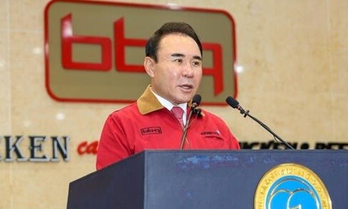이날 신년식은 정부의 사회적 거리두기 지침을 준수한 가운데 온라인 중계를 통한 비대면으로 진행됐다고 3일 BBQ는 전했다. 사진=BBQ 제공