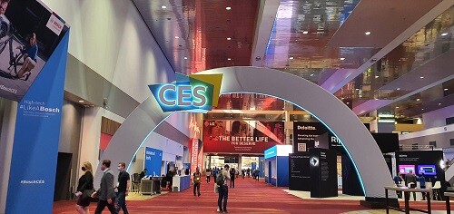 지난 5일 미국 라스베이거스에서 열린 'CES 2022'. (사진=대구시 제공)