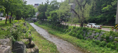 수암천 병목안 공원 산책로 연결공사, 사진=안양시 제공