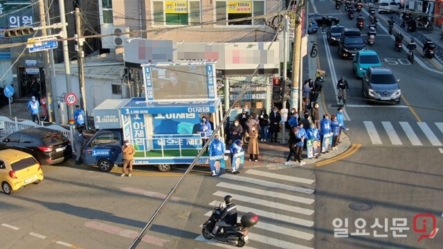 더불어민주당 이재명 대통령 만들기 출정식 모습. 사진=정민규 기자