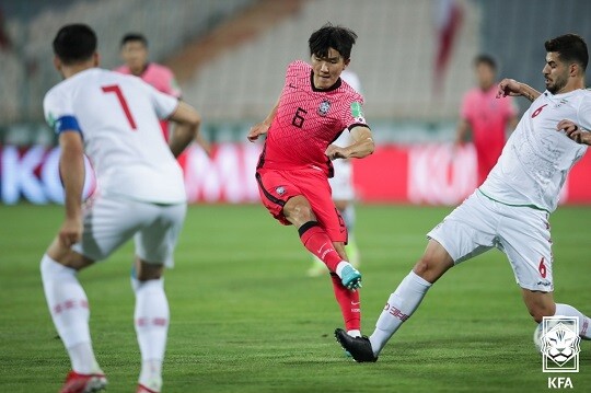 이란 축구의 최대 강점으로는 유럽 못지 않은 당당한 체구에서 나오는 힘과 스피드가 꼽힌다. 사진=대한축구협회