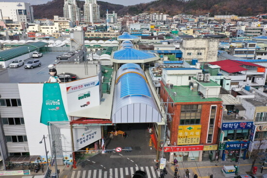 진주중앙시장 전경. 사진=경남도