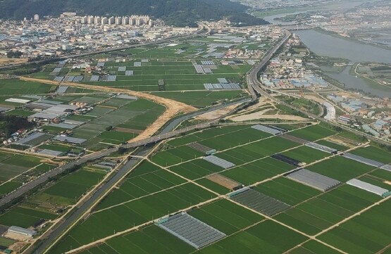 동김해-식만JCT 전경. 사진=김해시 제공