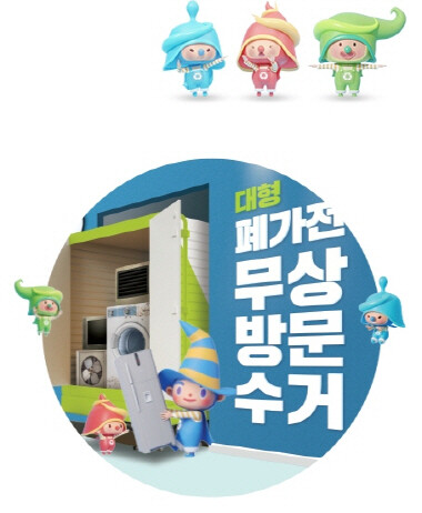 폐가전 수거 홍보 이미지. 사진=김해시 제공