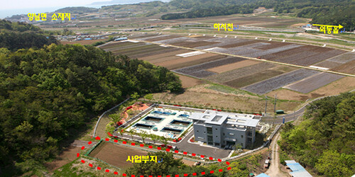 양남하수처리장 증설 계획도. 사진=경주시 제공