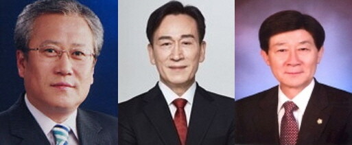 왼쪽부터 김수근·정명시·정종복 예비후보. 사진=네이버 캡처