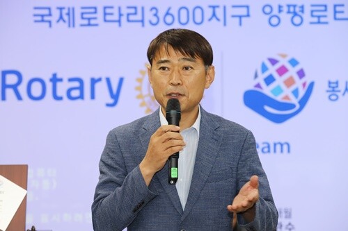 신입회원 인사말. 사진=김현술 기자