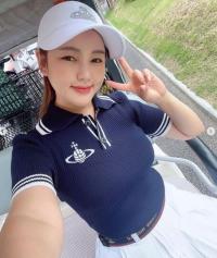 송가인, 44㎏ 몸매+골프 패션 인증샷 “아주아주 즐겁지 뭐야”