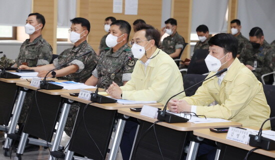 ‘2022년 2분기 경상남도 통합방위협의회’ 개최 장면. 사진=경남도 제공