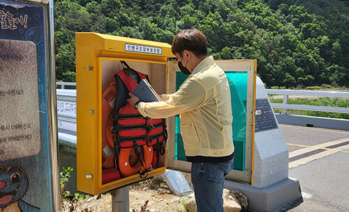 물놀이 안전점검. 사진=경북도 제공