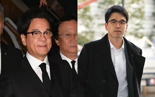 CJ(주)의 상표권 사용료 정책으로 CJ제일제당이 상표권 사용료를 상당 부분 줄일 수 있었던 것으로 파악되고 있다. 이재현 회장(왼쪽)과 그의 아들 이선호 경영리더. 사진=일요신문DB