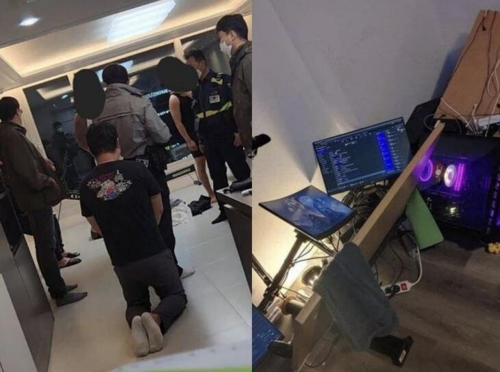 탱크보이가 공개한 강도를 잡은 모습. 사진=탱크보이 유튜브 채널