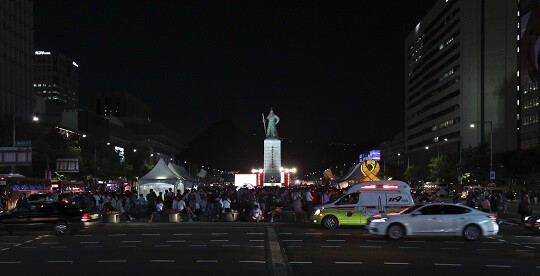 서울시가 서울 광화문광장에서 한국 국가대표팀의 월드컵 조별리그 경기를 응원할 수 있도록 허가했다. 사진=일요신문DB