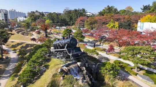 포항 철길숲 전경. 사진=포항시 제공