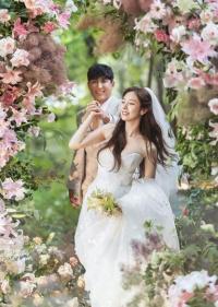 티아라 지연, 황재균과 행복한 웨딩화보 공개 ‘선남선녀’ 