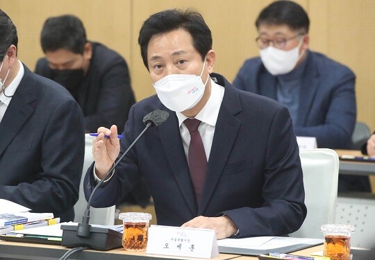 오세훈 서울시장이 전장연 시위 재개에 법적 대응을 예고했다. 사진=국회사진취재단