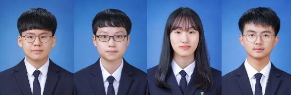 김동인·유현동·최가영·허현욱 학생. 사진=부산시교육청 제공