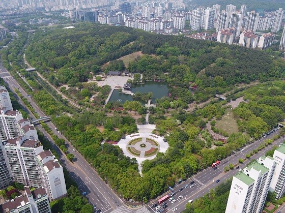 성남 중앙공원 전경. 사진=성남시 제공