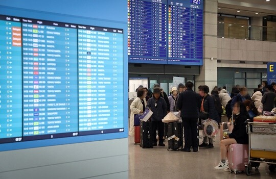 인천국제공항 제1여객터미널 입국장. 사진=임준선 기자