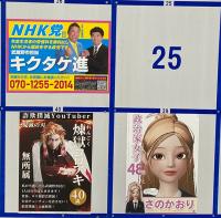 ‘귀멸의 칼날’ 코스프레까지 등장…‘어질어질’ 일본 지방선거 포스터