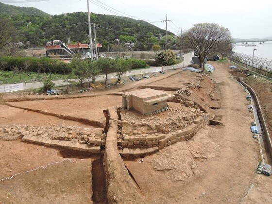 문수산성 발굴 현장 모습. 사진=김포시 제공