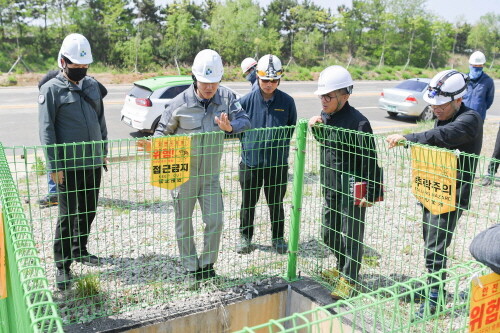 수도권매립지관리공사는 대한민국 안전대전환 기간을 맞아 민관 합동점검반과 수도권매립지 주요시설 안전점검을 실시하고 있다. 사진=수도권매립지관리공사 제공