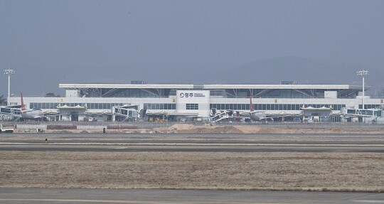 충청도 청주시에 위치한 청주국제공항 전경. 사진=연합뉴스