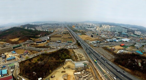 경기용인 플랫폼시티 사업 대상지 부지 전경. 사진=용인시 제공