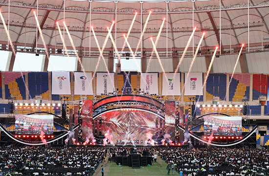 K-POP 드림콘서트 행사 장면. 사진=현대중공업 제공