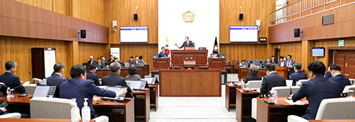경주시의회 본회의장