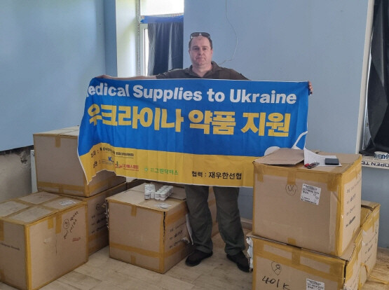 의약품 전달 모습. 사진=그린닥터스 제공