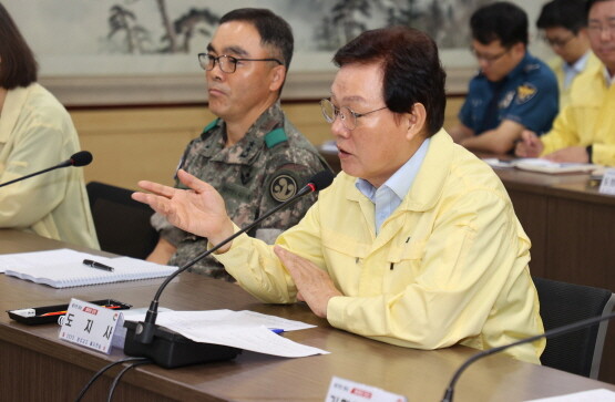 2023년 을지연습 준비 보고회 장면. 사진=경남도 제공