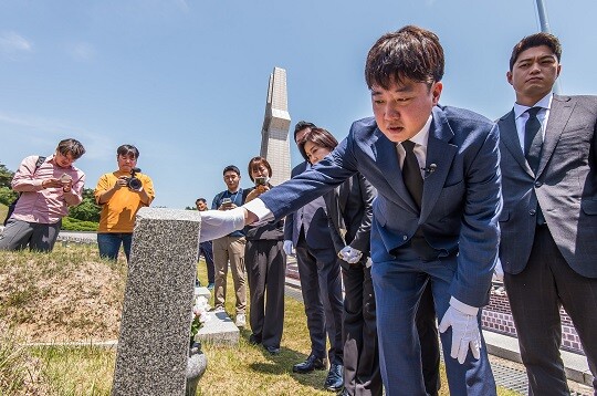 이주이준석 전 대표가 홍범도 장군 흉상 이전 계획을 철회해야 한다고 주장했다. 사진=최준필 기자