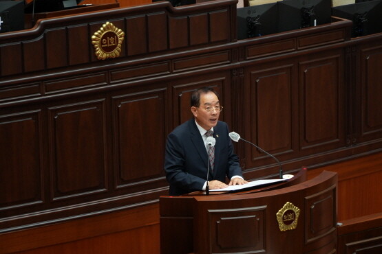 제316회 시의회 임시회 제4차 본회의 모습. 사진=부산시교육청 제공