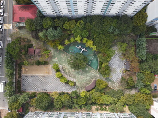새롭게 단장된 달개비공원 모습. 사진=김해시 제공