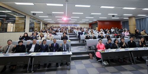 k뷰티학과 기술세미나 모습. 사진=경남정보대 제공