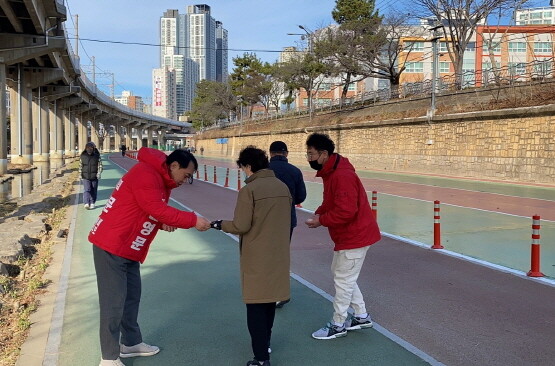 권영문 예비후보 유세 모습. 사진=권영문 예비후보 선거사무소 제공