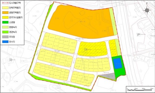 태평지구도시개발사업 토지이용계획도. 사진=여주시청 제공