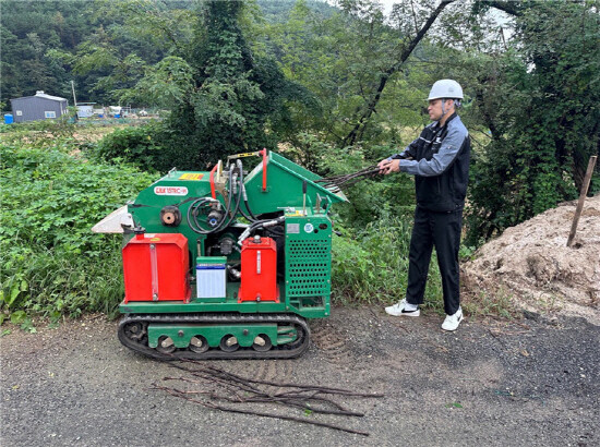 잔가지파쇄기 이미지. 사진=기장군 제공